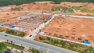 【奋力打造幕阜山区绿色产业发展强县】开足马力  崇阳县国家级综合物流枢纽及配套设施项目建设如火如荼