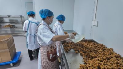 香酥脆爽！崇阳县高枧乡麻花厂双节期间产销两旺