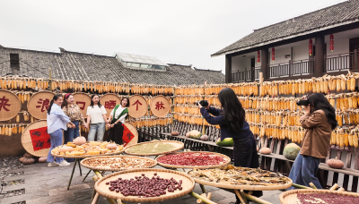 崇阳：“晒秋”打卡热 “晒”出浓浓民俗味