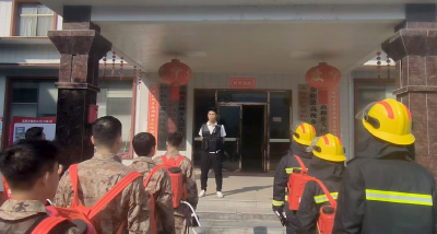 崇阳县高枧乡开展森林防灭火实战演练