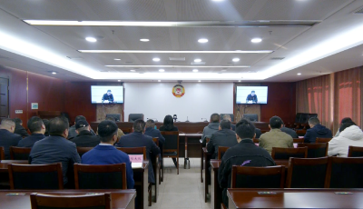 崇阳县收视收听全市秋冬季森林防灭火工作视频会