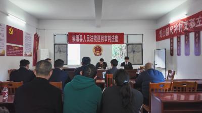 崇阳：把法庭搬到“家门口”    “零距离”守护绿水青山