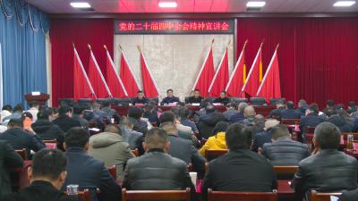 石峰赴石城镇宣讲党的二十届四中全会精神