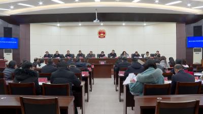 石峰主持召开崇阳县第十九届人民代表大会常务委员会第三十六次会议 