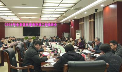 崇阳县加快推进优化营商环境工作