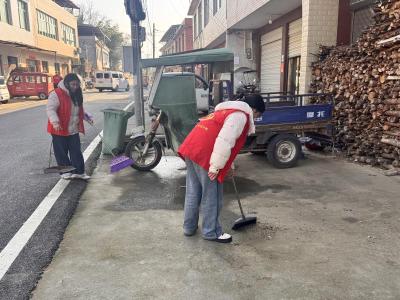 崇阳县青山镇：百日攻坚焕新颜  全民清洁迎新春