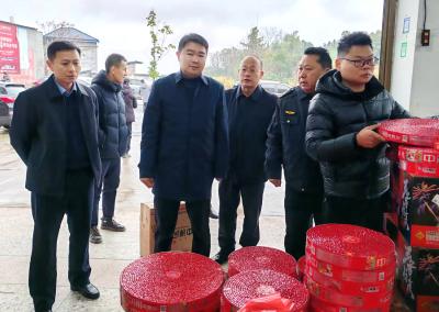 徐望调研督导烟花爆竹经营安全工作时要求：强化安全监管 守牢平安底线