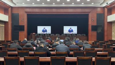 崇阳县收视收听全市安全生产紧急视频会议