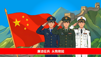 廉洁征兵 固我国防