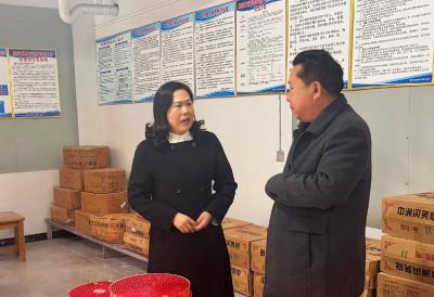 县领导元宵节检查督导烟花爆竹销售安全生产工作   守护群众平安祥和过节