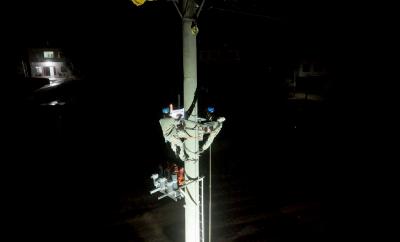 强对流天气突袭线路受损  国网崇阳供电公司连夜抢修保供电 