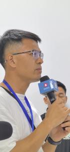 赛后新闻发布会上，咸宁外星人队主教练赵鹏感谢球迷们的热情支持