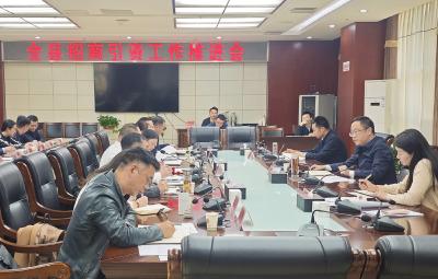 崇阳县召开招商引资工作推进会  奋力冲刺二季度  以高质量招商赋能县域发展