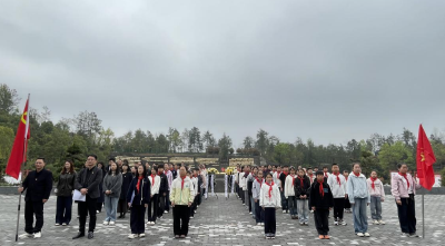 崇阳县环城小学开展“清明祭英烈”主题活动