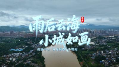 微视 | 崇阳：雨后云海 小城如画