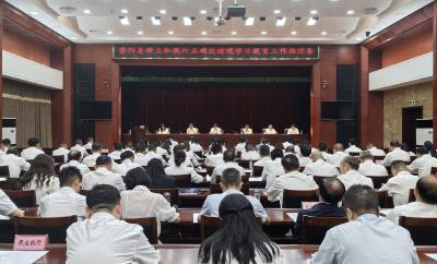 崇阳县召开树立和践行正确政绩观学习教育工作推进会