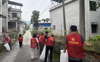 崇阳县港口乡：清洁乡间小路  畅通民生步道