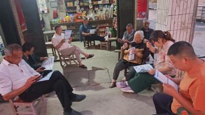崇阳县肖岭乡开展反诈专项行动  筑牢全民反诈“防护墙”