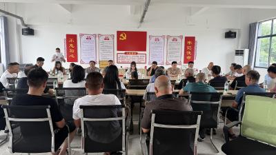 崇阳县招投中心党支部与肥塘村党支部联合开展庆“七一”活动