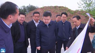 【项目速递】V视丨陈洪豪调研106国道改扩建（通山大道）项目建设