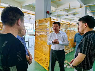 V视 | 刘子恒赴县经济开发区调研企业项目建设进展情况