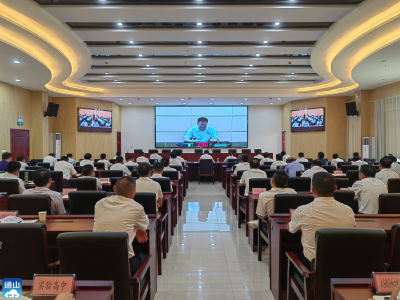  V视 | 通山：组织收听收看全市“拼搏赶超”2022年第4次会议  