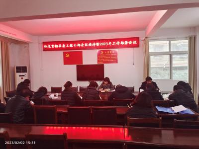 【学习二十大 实现开门红】县残联学习贯彻县委三级干部会议精神