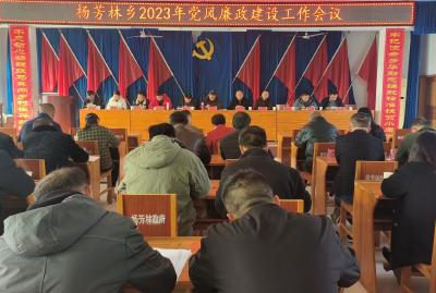 杨芳林乡：召开2023年党风廉政建设工作会议
