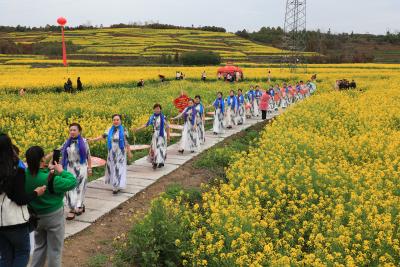 【图文】油菜花节开幕，请查收杨狮坑浪漫好春光！