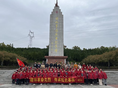 通羊五小：开展清明祭扫活动