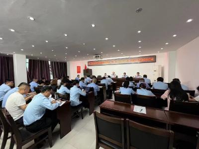 咸宁市生态环境局通山县分局召开作风问题专项整治工作会议
