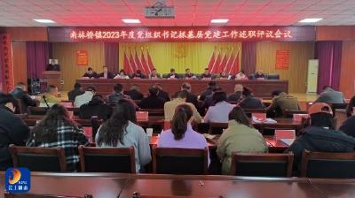 南林桥镇：召开2023年度党组织书记抓基层党建工作述职评议会议