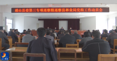 ​V视丨县委第三巡察组专项巡察县林业局党组工作动员会