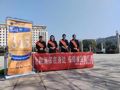 通山农商行开展2024年“3·15”金融消费者权益保护教育宣传活动