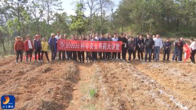通山县开展大豆玉米带状复合种植现场培训