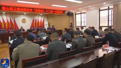 V视丨通山县工商业联合会（总商会）十二届一次常委会召开