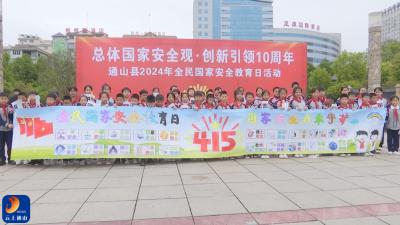V视丨通山县开展“4·15”全民国家安全教育日宣传活动