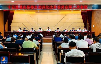 V视丨十五届县委全面深化改革委员会第三次会议召开