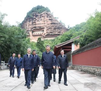 习近平在陕西宝鸡市和甘肃天水市考察调研