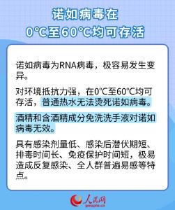 科学应对诺如病毒感染 一组数字带你了解 
