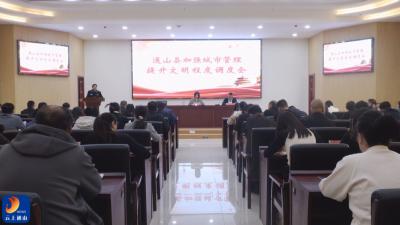 V视丨通山县召开加强城市管理提升文明程度调度会