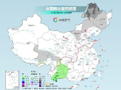 中东部气温维持偏低状态 内蒙古黑龙江等地仍有明显降雪 