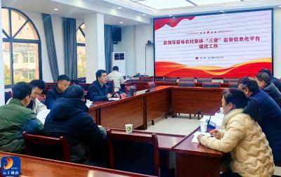 V视丨吴涛调研督导农村集体“三资”监管信息化平台和中小学校“数字食堂”监管平台建设工作