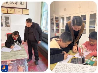黄沙铺镇梅田小学：县民政局来校开展事实孤儿心理评估工作 