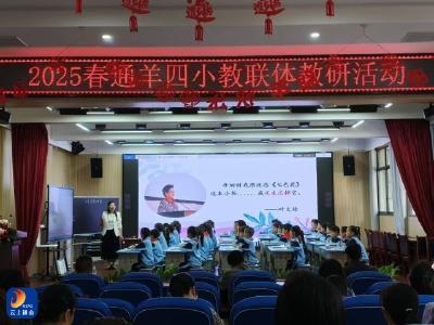 通羊四小：深耕课堂展风采 联校教研促均衡