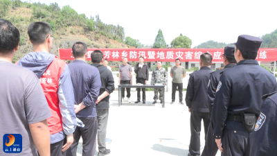 V视丨通山县开展防汛救灾暨地质灾害综合应急救援演练