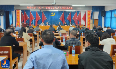 杨芳林乡：时刻紧绷安全弦把好节前安全关