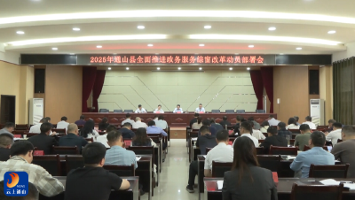 V视丨通山县全面推进政务服务综合窗口改革