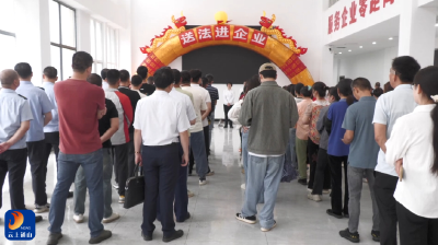 V视丨“法治体检”进园区 护航企业高质量发展