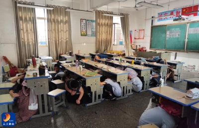 防震记于心，安全践于行——通羊一小老校区开展防震应急疏散演练活动